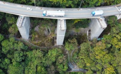 福岡県　橋脚耐震補強工事